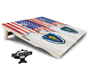 State Flag Designs Massachusetts to New Jersey Cornhole Boards - Pro Solution Elite Series by Cornhole Solutions, Southern home decor detail photo 6