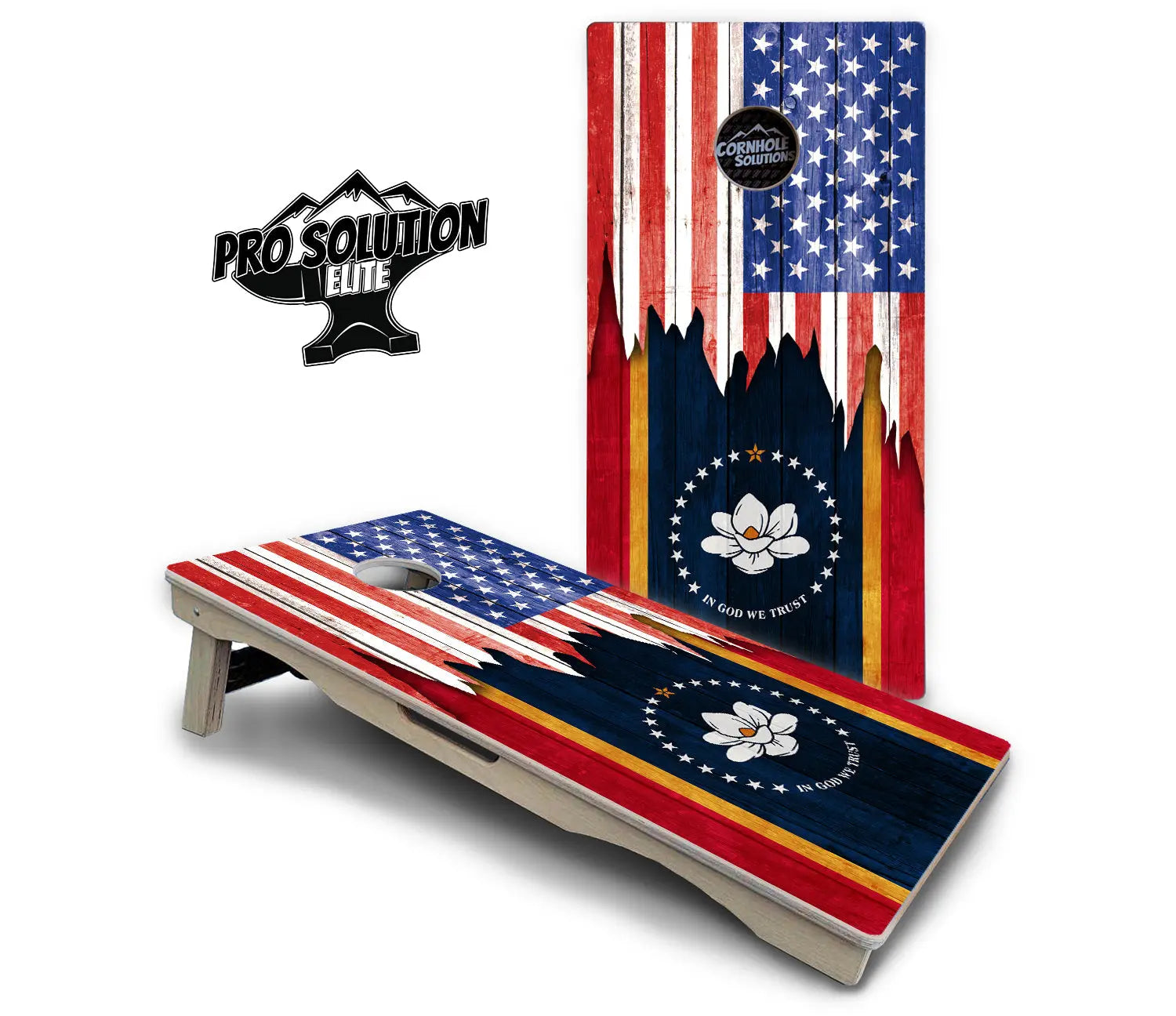 State Flag Designs Massachusetts to New Jersey Cornhole Boards - Pro Solution Elite Series by Cornhole Solutions, Southern home decor detail photo 11