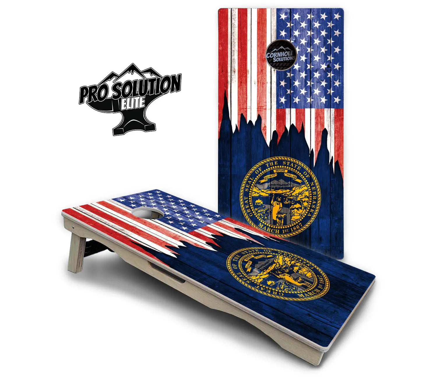 State Flag Designs Massachusetts to New Jersey Cornhole Boards - Pro Solution Elite Series by Cornhole Solutions, Southern home decor detail photo 17