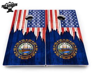 State Flag Designs Massachusetts to New Jersey Cornhole Boards - Pro Solution Elite Series by Cornhole Solutions, Southern home decor detail photo 22