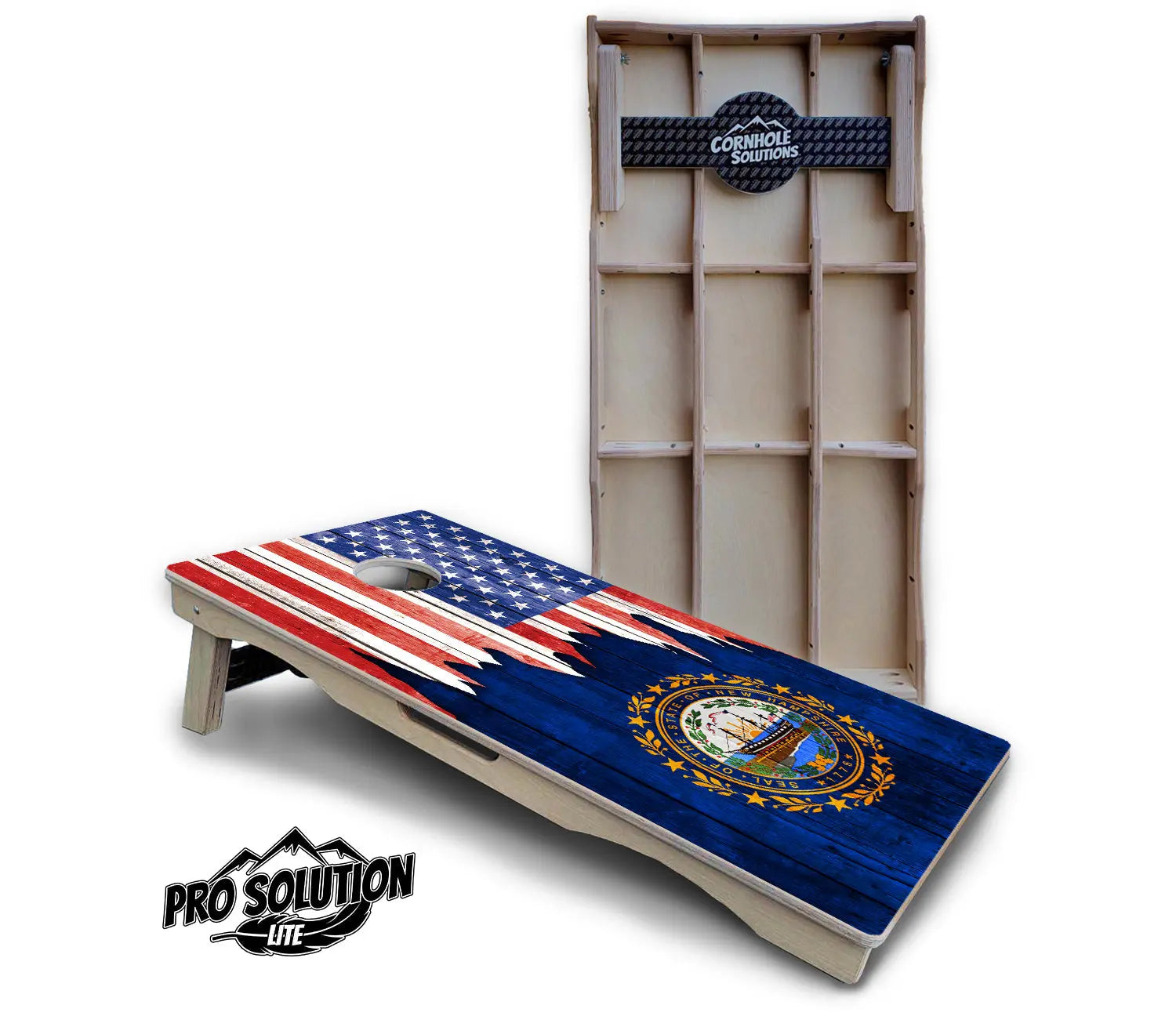 State Flag Designs Massachusetts to New Jersey Cornhole Boards - Pro Solution Lite Series by Cornhole Solutions, Southern home decor detail photo 20