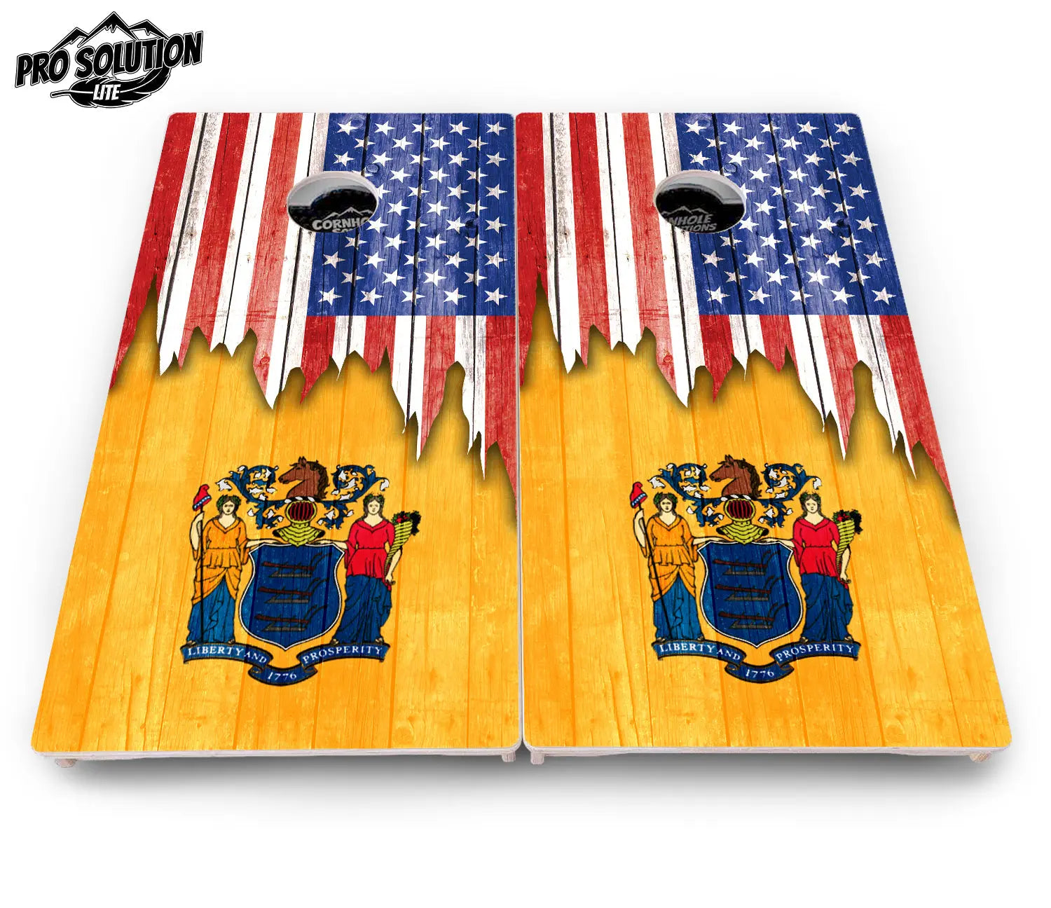 State Flag Designs Massachusetts to New Jersey Cornhole Boards - Pro Solution Lite Series by Cornhole Solutions, Southern home decor detail photo 23