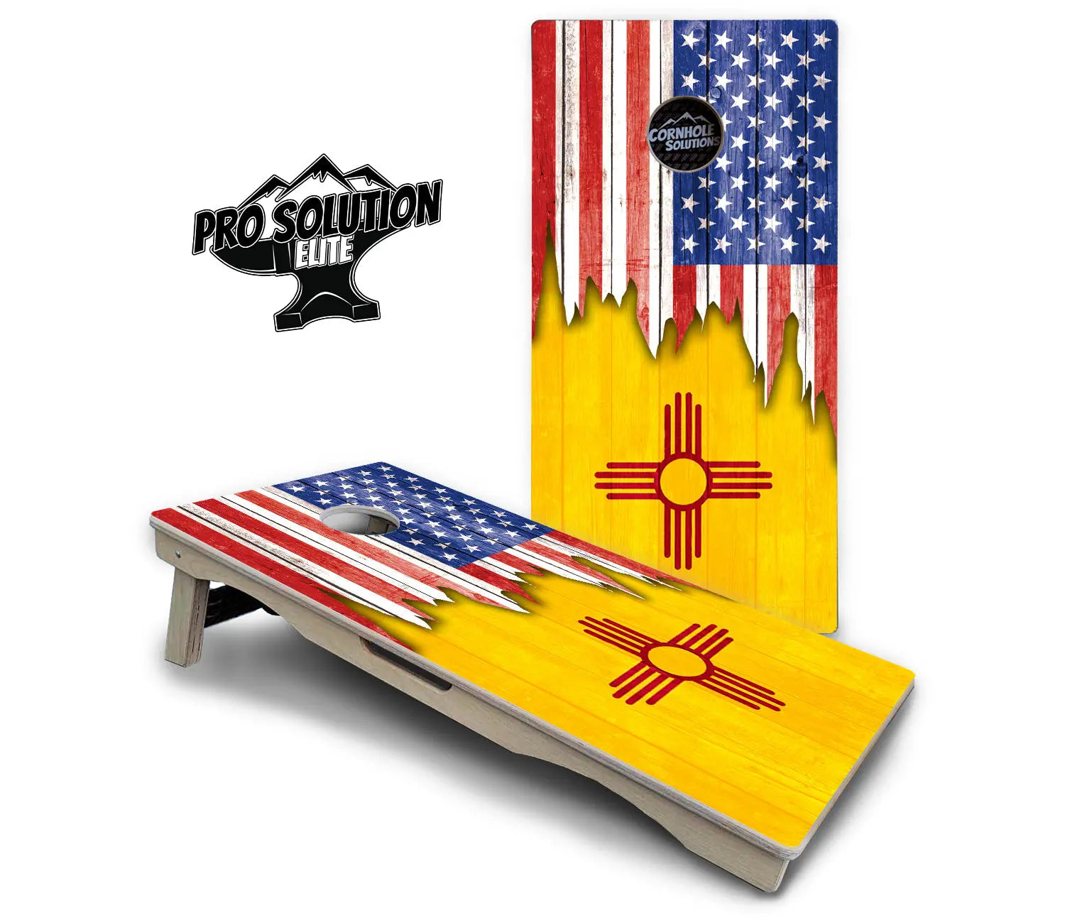State Flag Designs New Mexico to South Carolina Cornhole Boards - Pro Solution Elite Series by Cornhole Solutions, Southern home decor detail photo 3