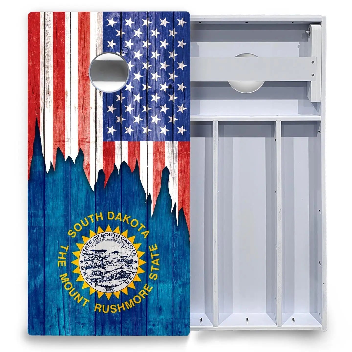 State Flag Designs South Dakota to Wyoming Cornhole Boards - All Weather Series by Cornhole Solutions, Southern home decor detail photo 3