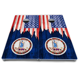 State Flag Designs South Dakota to Wyoming Cornhole Boards - All Weather Series by Cornhole Solutions, Southern home decor detail photo 10