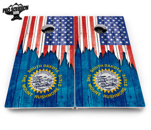 State Flag Designs South Dakota to Wyoming Cornhole Boards - Pro Solution Elite Series by Cornhole Solutions, Southern home decor detail photo 5