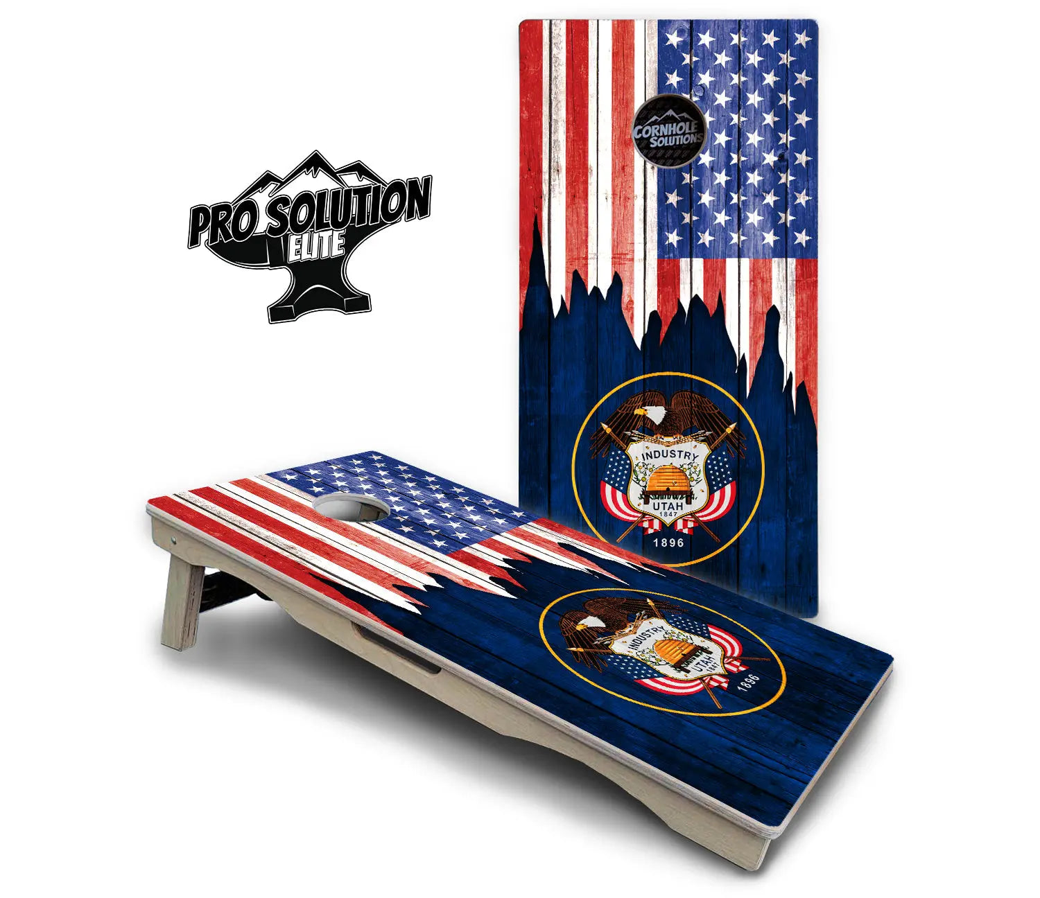 State Flag Designs South Dakota to Wyoming Cornhole Boards - Pro Solution Elite Series by Cornhole Solutions, Southern home decor detail photo 11