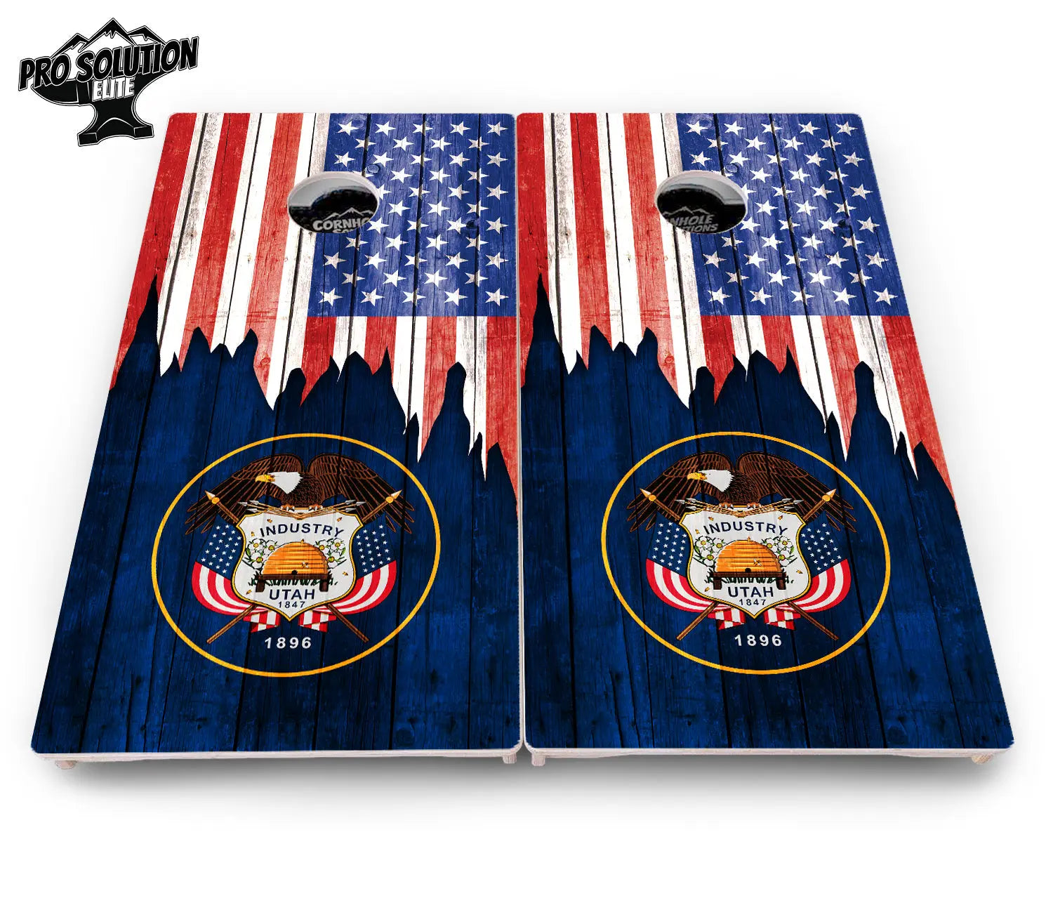 State Flag Designs South Dakota to Wyoming Cornhole Boards - Pro Solution Elite Series by Cornhole Solutions, Southern home decor detail photo 12