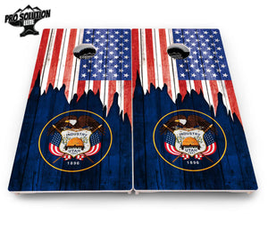 State Flag Designs South Dakota to Wyoming Cornhole Boards - Pro Solution Elite Series by Cornhole Solutions, Southern home decor detail photo 12