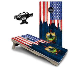 State Flag Designs South Dakota to Wyoming Cornhole Boards - Pro Solution Elite Series by Cornhole Solutions, Southern home decor detail photo 13