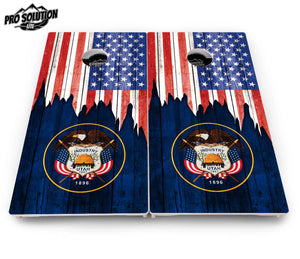 State Flag Designs South Dakota to Wyoming Cornhole Boards - Pro Solution Lite Series by Cornhole Solutions, Southern home decor detail photo 11