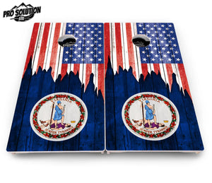 State Flag Designs South Dakota to Wyoming Cornhole Boards - Pro Solution Lite Series by Cornhole Solutions, Southern home decor detail photo 15