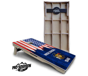 State Flag Designs South Dakota to Wyoming Cornhole Boards - Pro Solution Lite Series by Cornhole Solutions, Southern home decor detail photo 20