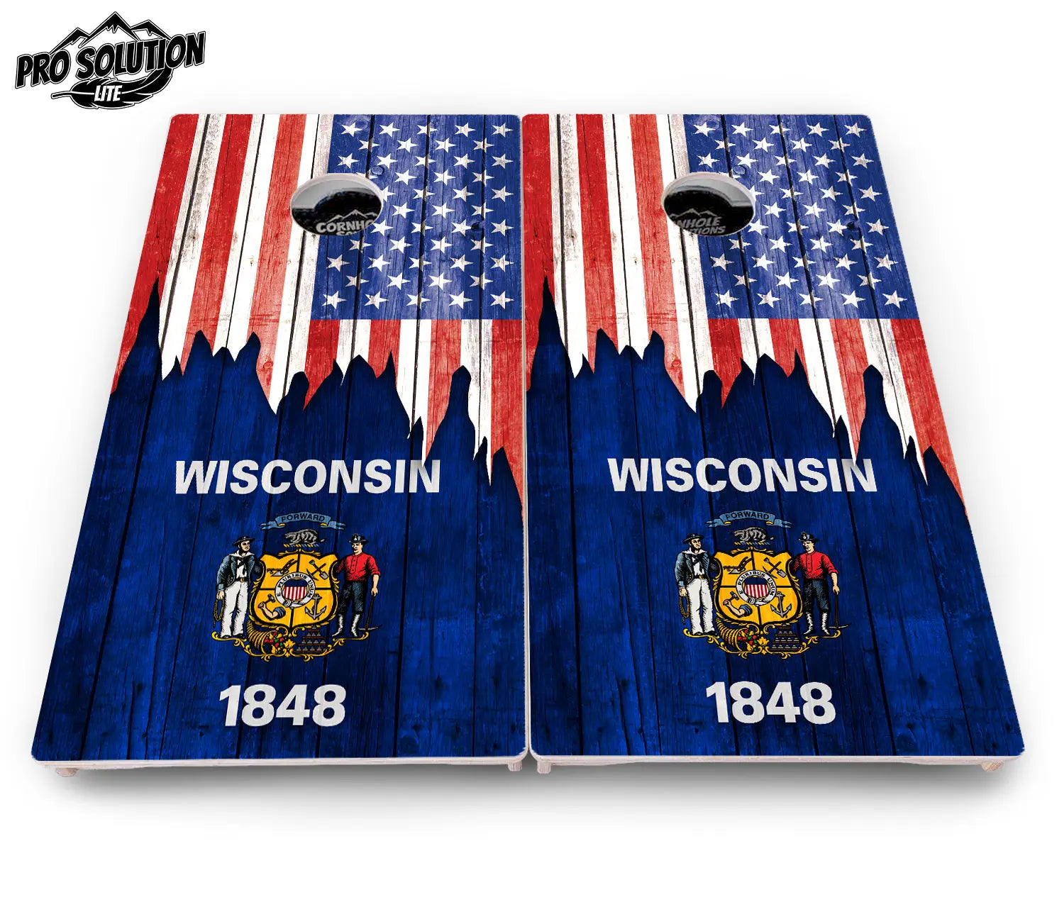 State Flag Designs South Dakota to Wyoming Cornhole Boards - Pro Solution Lite Series by Cornhole Solutions, Southern home decor detail photo 21