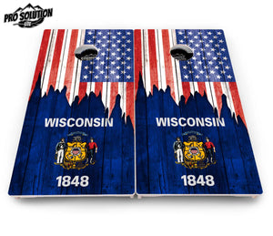 State Flag Designs South Dakota to Wyoming Cornhole Boards - Pro Solution Lite Series by Cornhole Solutions, Southern home decor detail photo 21