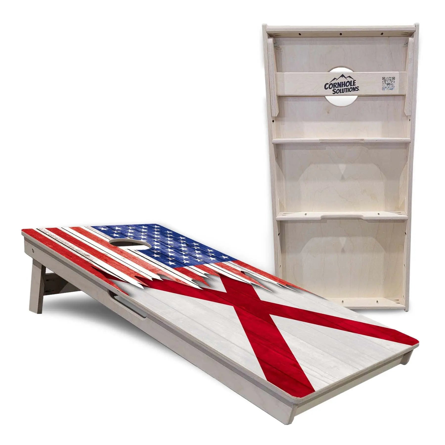 State Flags Alabama to Georgia Cornhole Boards - Professional Tournament Series by Cornhole Solutions, custom cornhole board detail photo 6