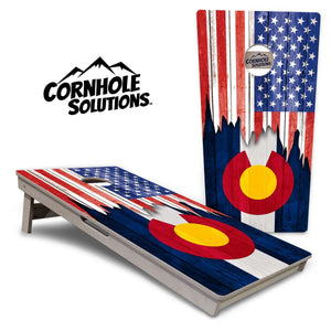 State Flags Alabama to Georgia Cornhole Boards - Professional Tournament Series by Cornhole Solutions, custom cornhole board detail photo 15