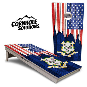 State Flags Alabama to Georgia Cornhole Boards - Professional Tournament Series by Cornhole Solutions, custom cornhole board detail photo 17