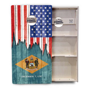 State Flags Alabama to Georgia Cornhole Boards - Professional Tournament Series by Cornhole Solutions, custom cornhole board detail photo 20