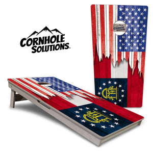State Flags Alabama to Georgia Cornhole Boards - Professional Tournament Series by Cornhole Solutions, custom cornhole board detail photo 23