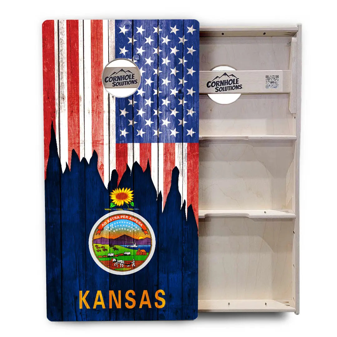 State Flags Hawaii to Maryland Cornhole Boards - Professional Tournament Series by Cornhole Solutions, custom cornhole board detail photo 16