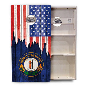 State Flags Hawaii to Maryland Cornhole Boards - Professional Tournament Series by Cornhole Solutions, custom cornhole board detail photo 18