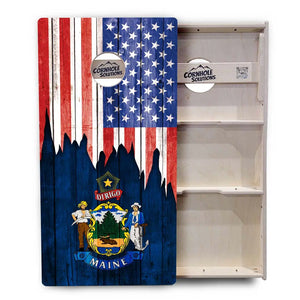 State Flags Hawaii to Maryland Cornhole Boards - Professional Tournament Series by Cornhole Solutions, custom cornhole board detail photo 22
