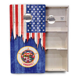 State Flags Massachusetts to New Jersey Cornhole Boards - Professional Tournament Series by Cornhole Solutions, custom cornhole board detail photo 10