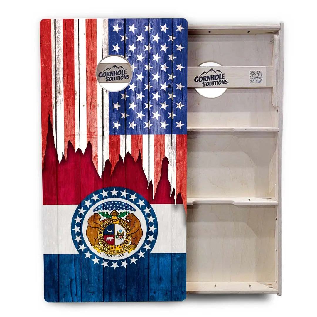 State Flags Massachusetts to New Jersey Cornhole Boards - Professional Tournament Series by Cornhole Solutions, custom cornhole board detail photo 14