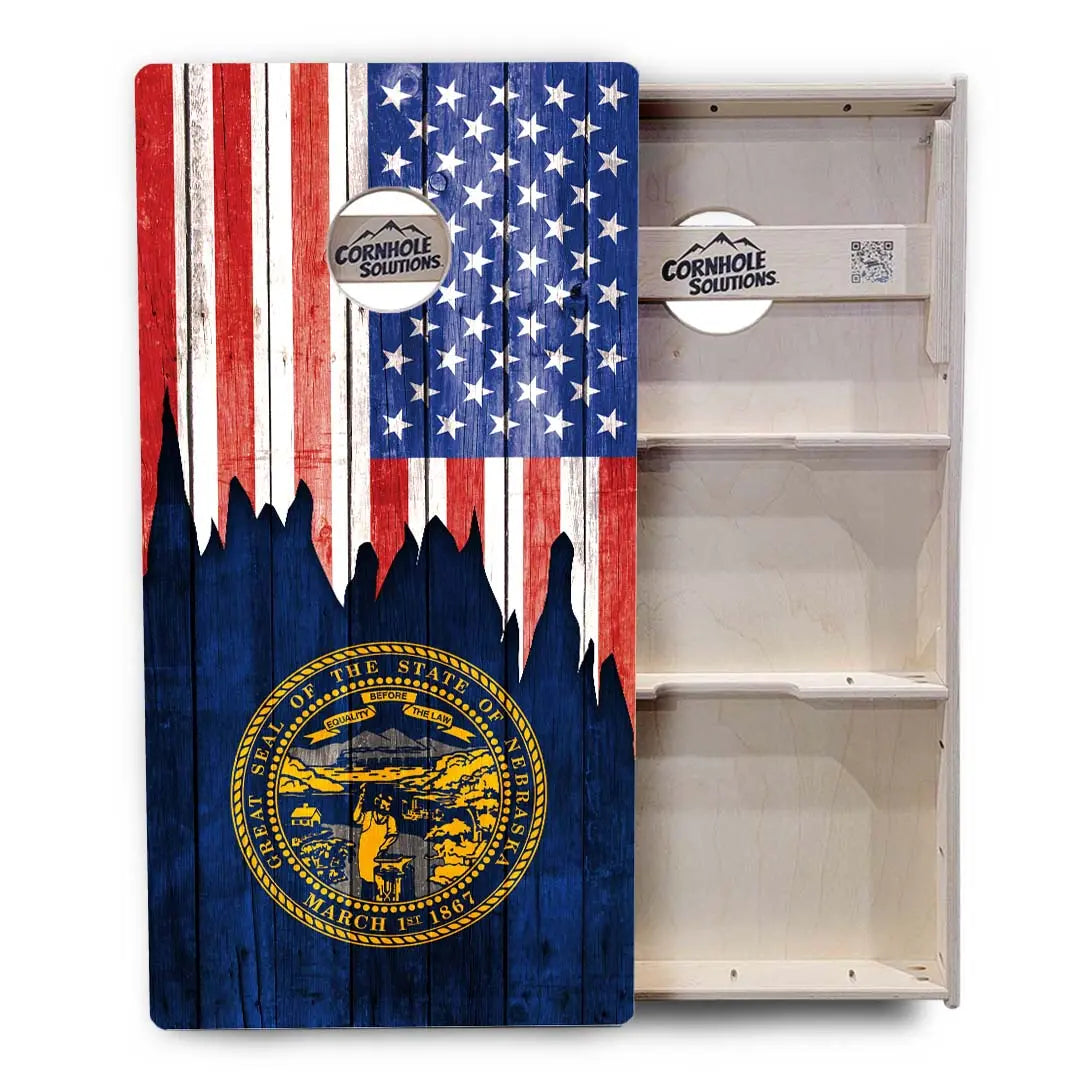 State Flags Massachusetts to New Jersey Cornhole Boards - Professional Tournament Series by Cornhole Solutions, custom cornhole board detail photo 18