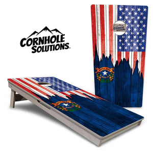 State Flags Massachusetts to New Jersey Cornhole Boards - Professional Tournament Series by Cornhole Solutions, custom cornhole board detail photo 19