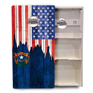 State Flags Massachusetts to New Jersey Cornhole Boards - Professional Tournament Series by Cornhole Solutions, custom cornhole board detail photo 20
