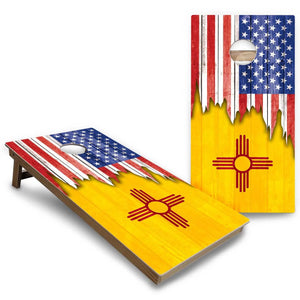 State Flags New Mexico to South Carolina Cornhole Boards - Backyard Series Cornhole Solutions