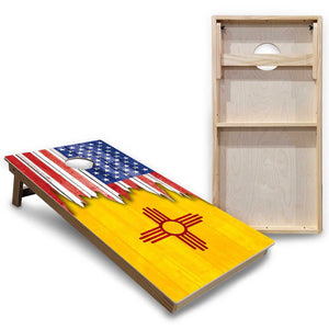 State Flags New Mexico to South Carolina Cornhole Boards - Backyard Series Cornhole Solutions
