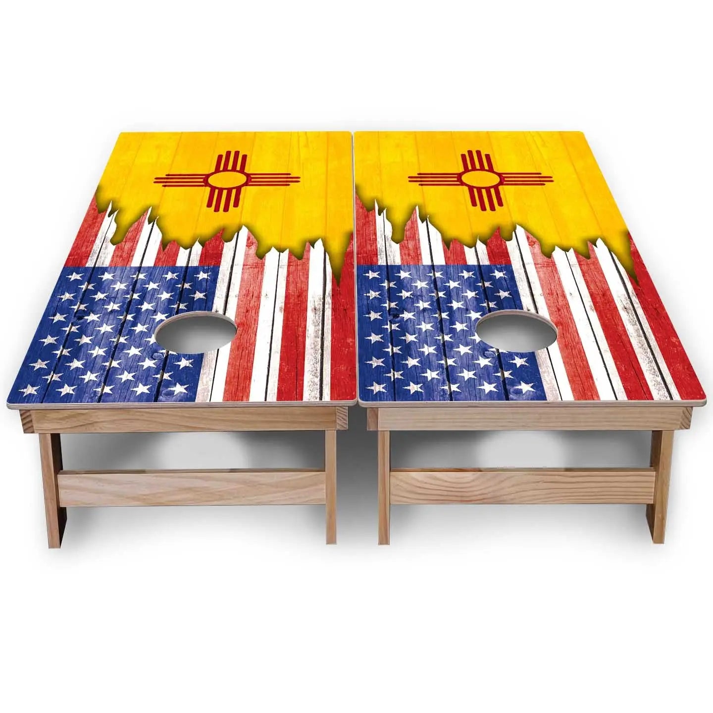 State Flags New Mexico to South Carolina Cornhole Boards - Backyard Series Cornhole Solutions