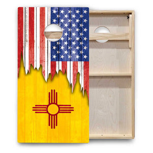 State Flags New Mexico to South Carolina Cornhole Boards - Backyard Series Cornhole Solutions