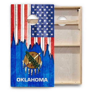 State Flags New Mexico to South Carolina Cornhole Boards - Backyard Series Cornhole Solutions
