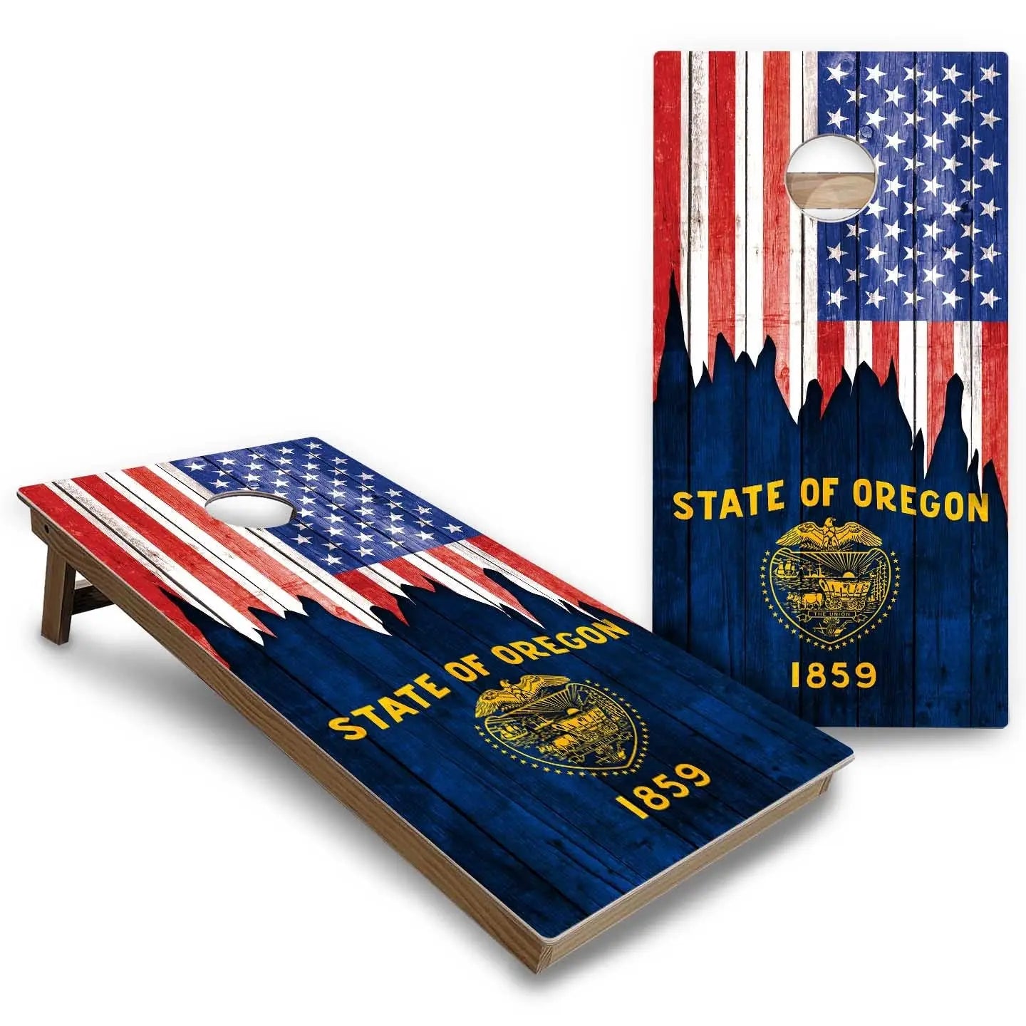 State Flags New Mexico to South Carolina Cornhole Boards - Backyard Series Cornhole Solutions