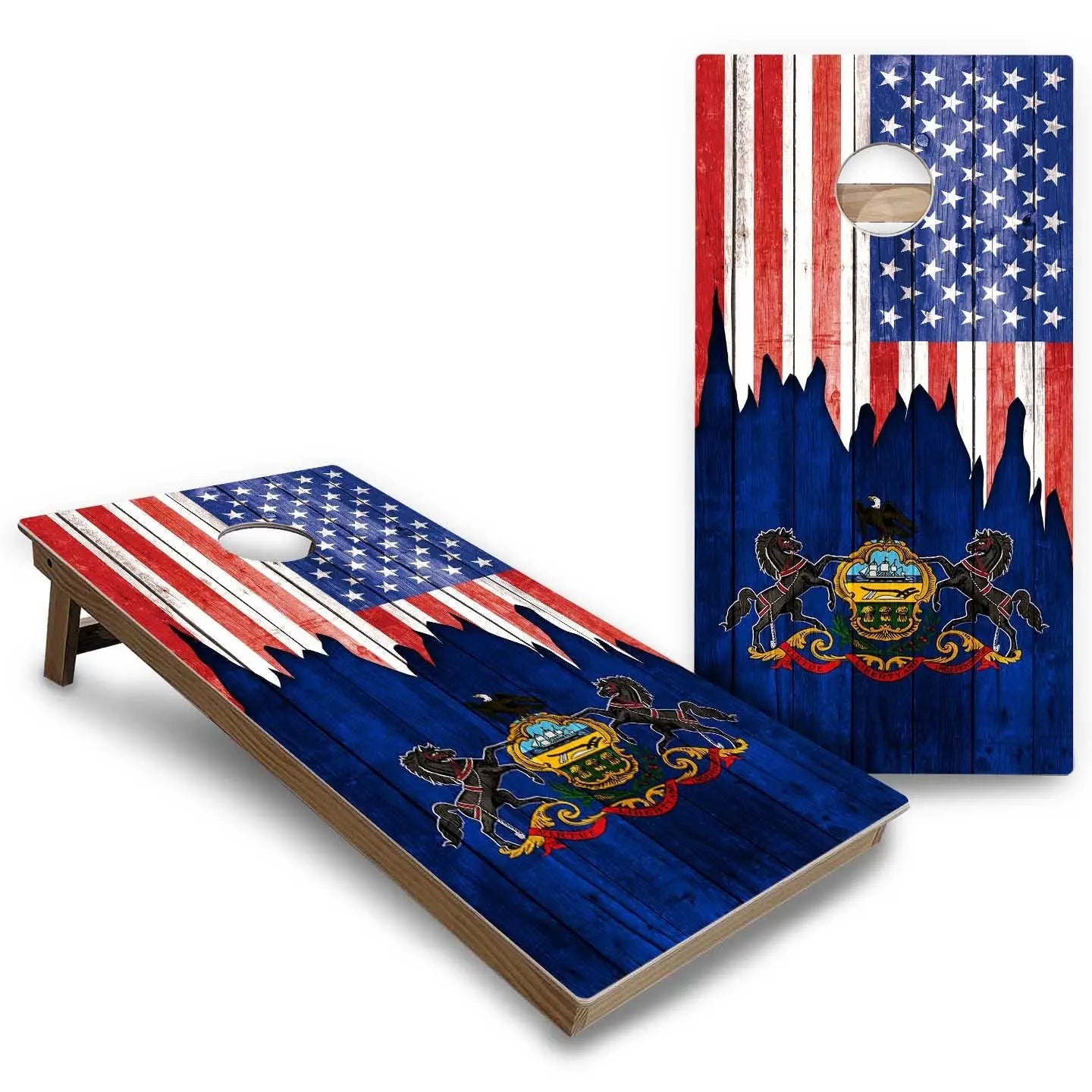 State Flags New Mexico to South Carolina Cornhole Boards - Backyard Series Cornhole Solutions