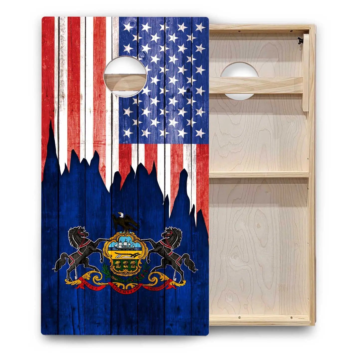 State Flags New Mexico to South Carolina Cornhole Boards - Backyard Series Cornhole Solutions