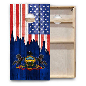 State Flags New Mexico to South Carolina Cornhole Boards - Backyard Series Cornhole Solutions
