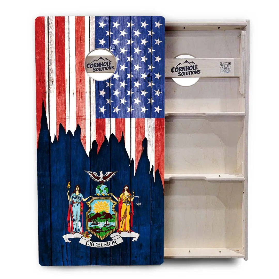 State Flags New Mexico to South Carolina Cornhole Boards - Professional Tournament Series