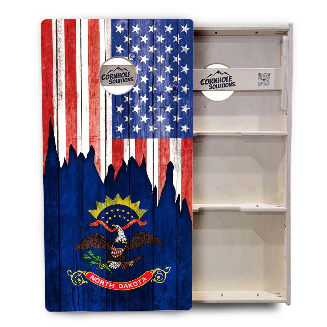 State Flags New Mexico to South Carolina Cornhole Boards - Professional Tournament Series