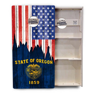 State Flags New Mexico to South Carolina Cornhole Boards - Professional Tournament Series