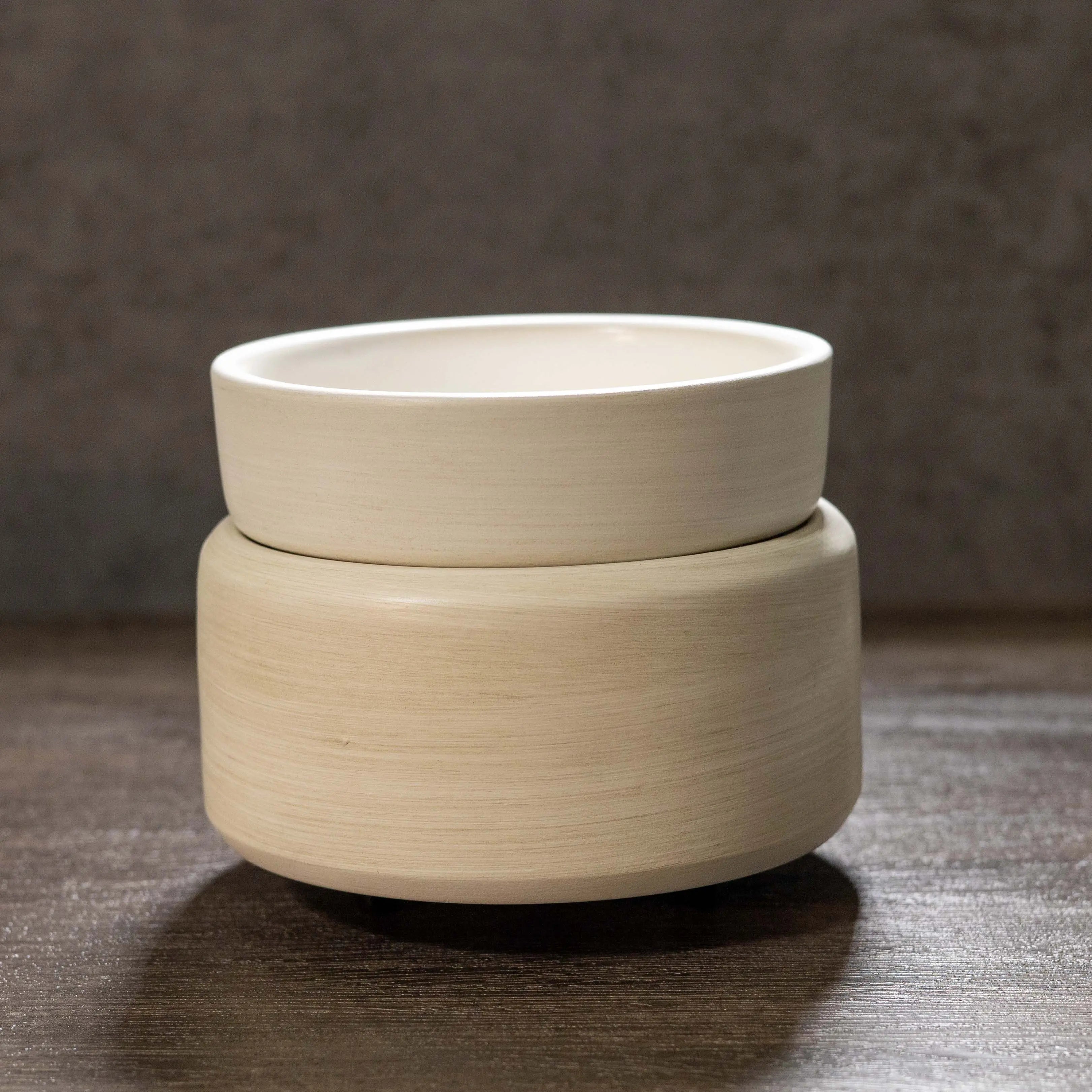 Stone Ivory 2-IN-1 Candle Warmer Dewdrop Mystique LLC