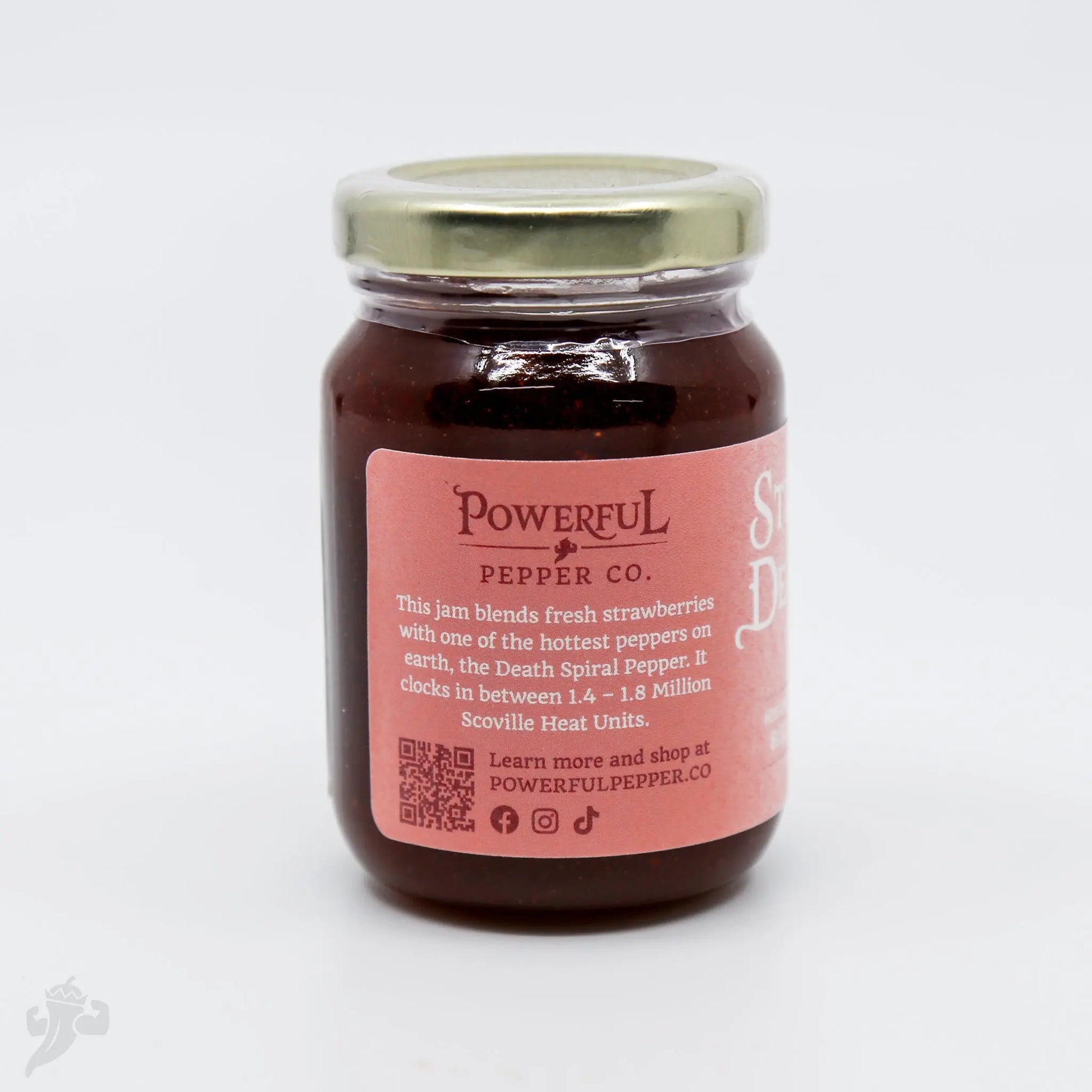 Strawberry Death Spiral Chili Jam by Powerful Pepper Company, Southern food gift detail photo 3
