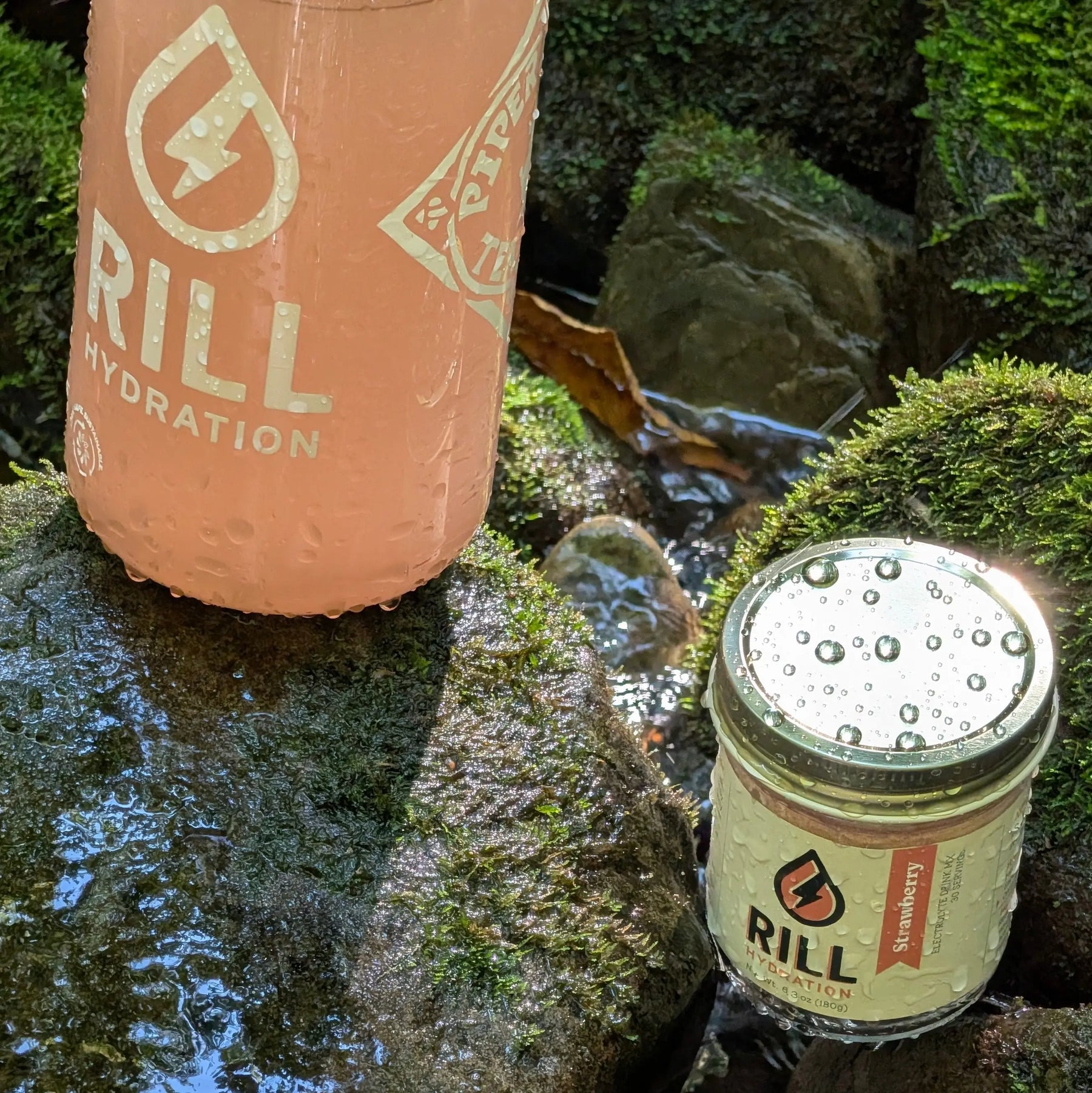 Strawberry Rill - Clean Hydration Drink Mix, 30 Serving Bulk Jar by Rill Hydration, Southern food gift detail photo 6