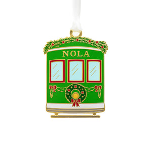 Streetcar Enamel Ornament Nola Tawk
