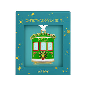 Streetcar Enamel Ornament Nola Tawk