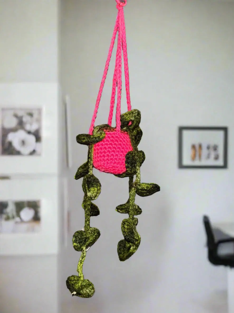 Strings of Hearts Crochet Plant Faux Decor | Main Street